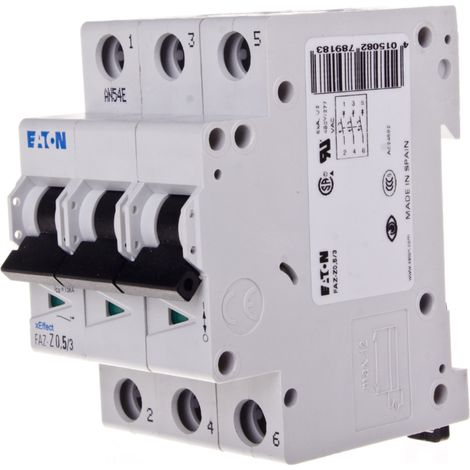 Disyuntor 3P Z 0,5A 10kA CA FAZ Z05/3 278918