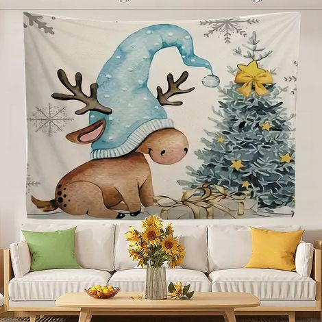 Wandteppich fürs Schlafzimmer, bedruckter Wandteppich, Tischdecke fürs Strandtuch, Vorhang 100x75cm (1/5)