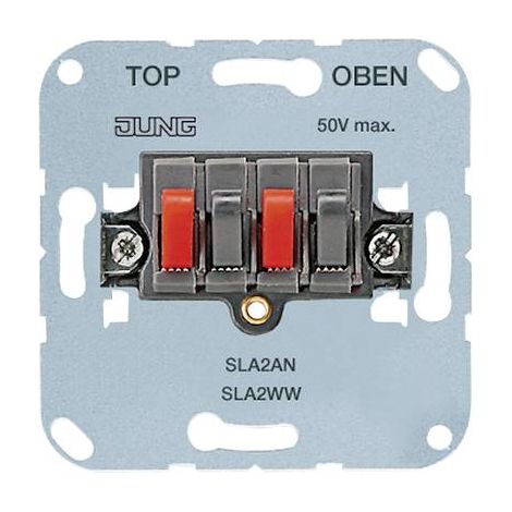 Jung Presa di collegamento per altoparlanti stereo 25 V , 60 V DC 2 volte SLA 2 WW