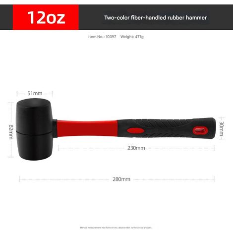 Maillet en caoutchouc [12 oz] (1/5)