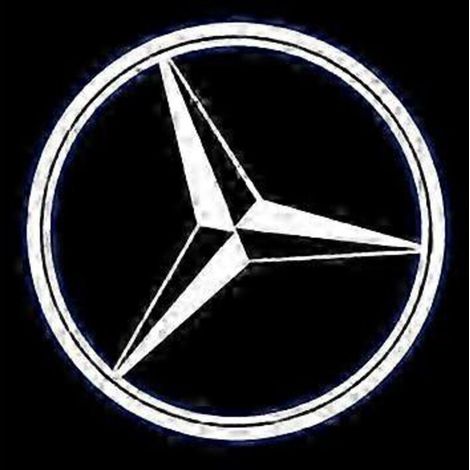 Lot de 2 feux de bienvenue pour Mercedes-Benz Classe E Classe C Classe A Classe B GLC/GLE/GLS (1/5)