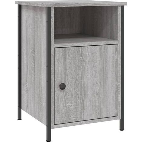 Maison Exclusive - Nachttisch Grau Sonoma 40x42x60 cm Holzwerksto