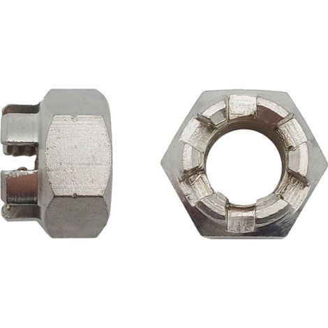 Écrou à créneau HK DIN 935 Inox A2 - 10 mm - BIVI