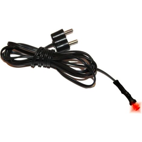 LUCE LED ROSSA CON SPINA (3,5V)