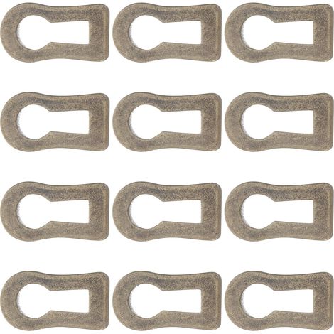 Zerodeko Lot de 12 plaques ovales vintage pour serrures tiroir (1/5)