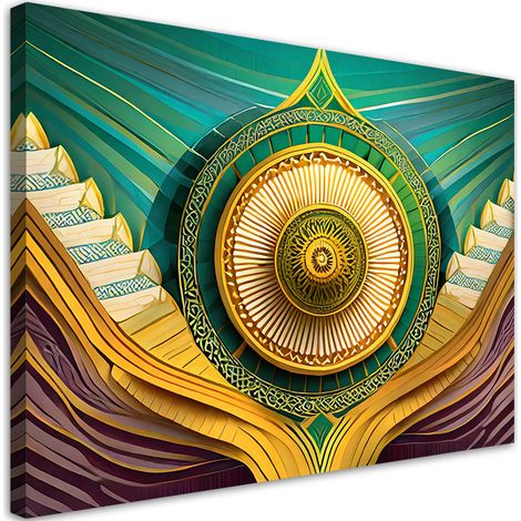 Tableau déco Mandala Orientalisme arabe 60x40 (1/5)