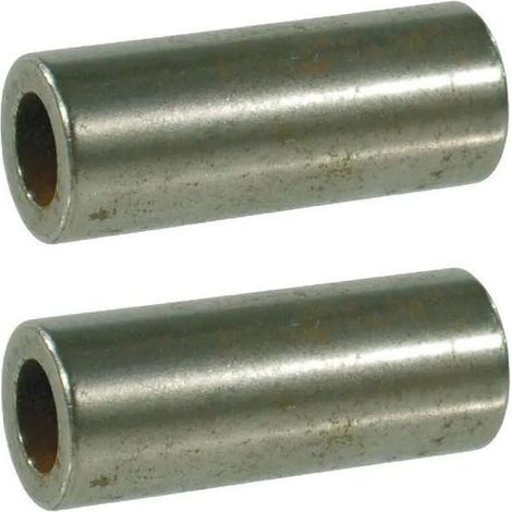 Cyclingcolors – Douille d'axe pour roues fixes et oscillantes Ø ext. 20mm Ø int. 12,5mm longueur 51mm – Pour tracteurs et tondeuses – Bague coussinet incluse