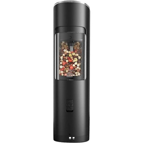 Moulin à sel et à poivre avec indicateur LED et réglage de la mouture -- (1/5)
