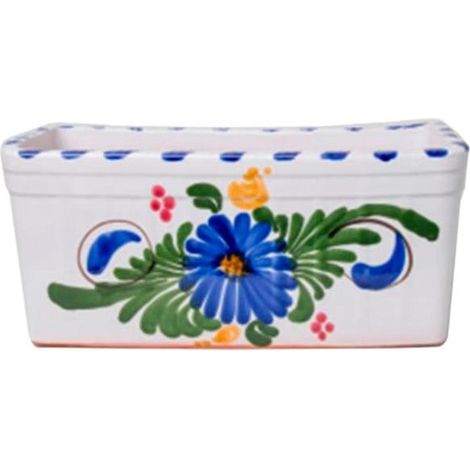 JARDINERA CERAMICA FLOR 80x20 CM