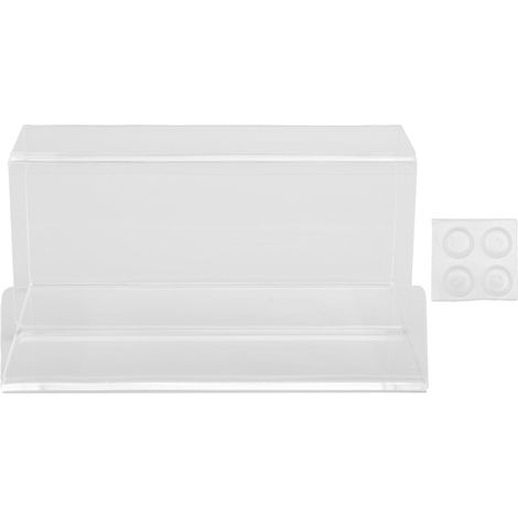 Support vinyle acrylique transparent pour ranger disques vinyles rétro déco platine pour amateurs (1/5)