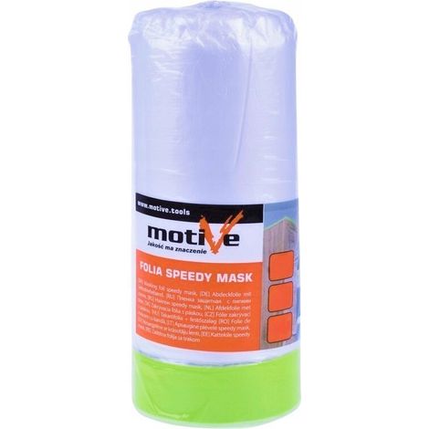 MOTIVE SPEEDY MASK COMFORT Malfolie + Abklebeband 1,1 m/33 m 36,3 m 2 010 232