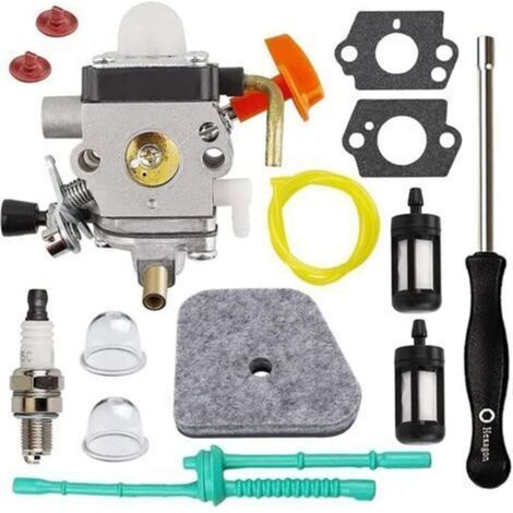 Kit de Carburateur pour FS90 FS110 HT101 FS130 FS100 = KM110R KM130 HL100 HT100 FS130R FS87 FS100R HL90 Tondeuse à Glucides