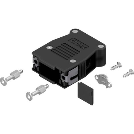 Conec SnapLock 16-003250E Alloggiamento D SUB Numero Poli (num): 9 Plastica 90 °, 180 ° Nero 1 pz. (1/2)