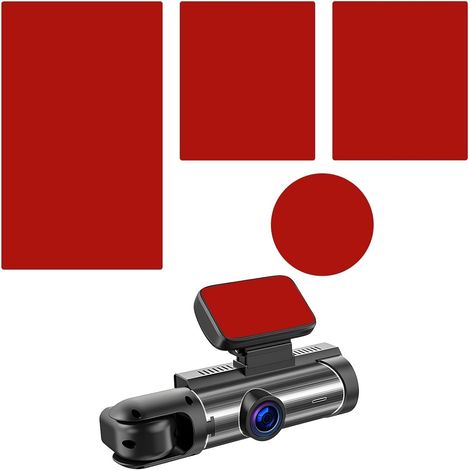 4 Pièces Adhésifs de Rechange Extra Forts pour Caméra Embarquée et Support Téléphone, Ruban Adhésif Double Face, Compatible avec Divers Supports de Voiture - 50x60mm, 100x60mm, 38mm ﻿