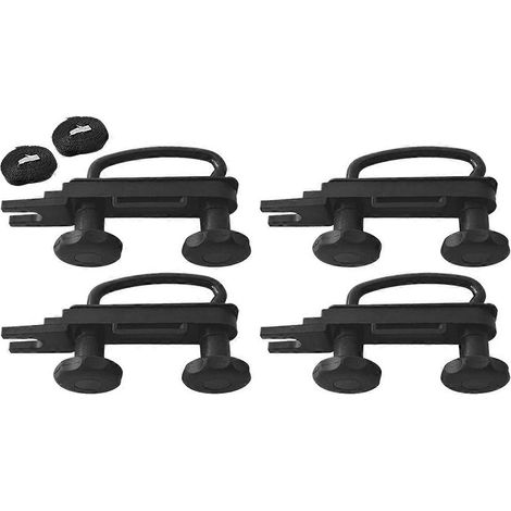 Kit de 4 accessoires de fixation pour coffre de toit de voiture et fourgonnette (1/5)