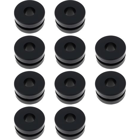 Lot de 10 œillets en Caoutchouc pour Fixation de Moto (22 X 8 X 12,50 Mm) pour La Protection des Câbles (1/5)