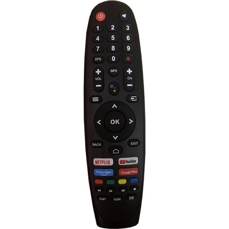 Fernbedienung für Smart Tech TV 24HA20T3 32HA10T3 32HA10V3 43QA20V3 43UA10V3 43UA20T3 50UA10V3 50UA20T3 55QA20V3 (Ohne Sprachfunktion)