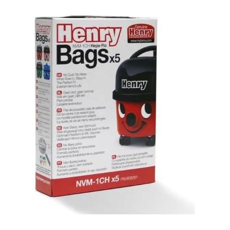 Set di 5 sacchi per aspirapolvere Henry Nimatic - NVM -1c