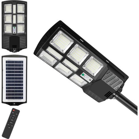 SWANEW 1 PCS luci solari da 300 W con sensore di movimento e modalità remota, luci solari da esterno da 600 lm (1/5)