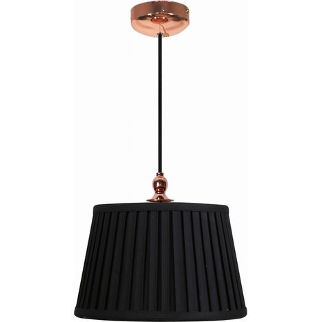 Lampada a sospensione Candellux Amore rame/nera Ø30 E27 (1/2)