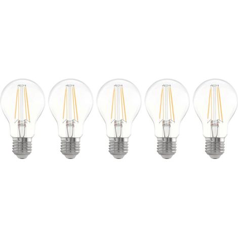 Lampadina eglo a60 LED 7W 2700K confezione da 5