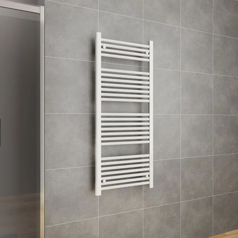Termoarredo Scaldasalviette Idraulico 1200x500 Bianco Interasse 450 Mod. Antares (1/3)