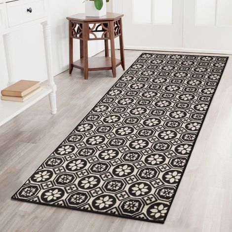 Tapis de couloir St. Asaph Polyamide Antidérapant 80 x 300 cm