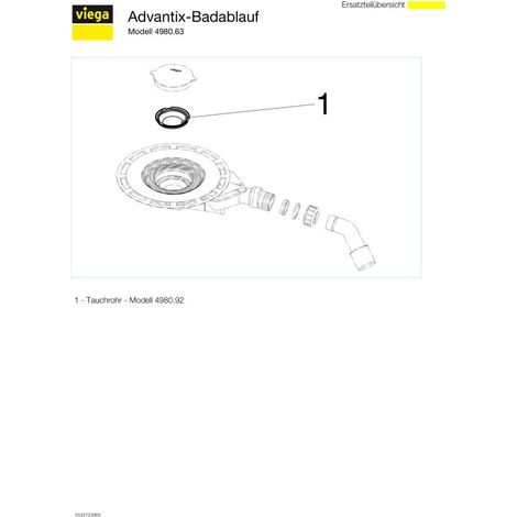 VIEGA 687687 Bonde de baignoire 4980,63 (1/5)