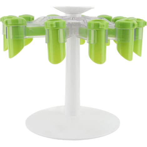 Rotating Seasoning Bag Rack ABS PP Sealing Clip Rotating Spice Bag Storage Organizer for Kitchen Countertop (1/5)