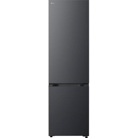 LG GBBSJ20DEP Frigorifero combinato Fit & Max 60 cm  Classe D, 375 L  AI Inverter, Wi-Fi, Door Cooling, Total No Frost  Matte Black
