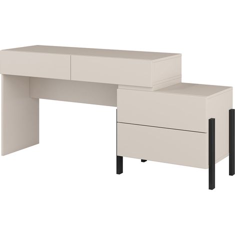 Bureau 4 tiroirs Bérénice Cachemire (1/5)