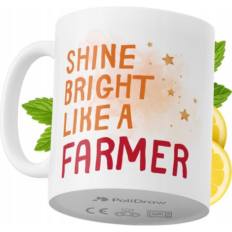 Lustige Kaffeetasse mit witzigem Textdesign für Bauern – ideal für Geburtstage, Namenstage und Feiertage. Hochwertige Tasse für besondere Anlässe, ob zu Hause, im Büro oder bei der Arbeit. Farbe: Weiß (1/5)