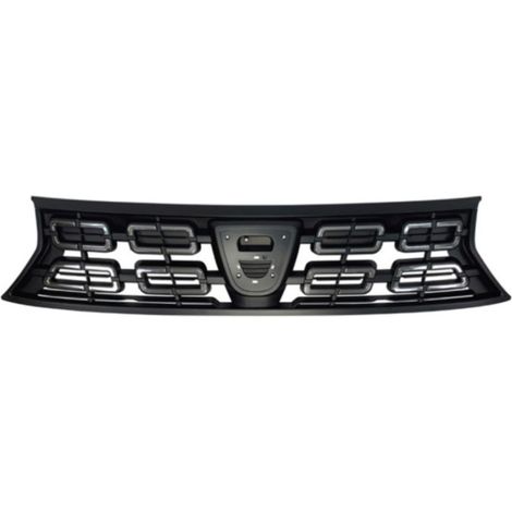 Grille de calandre avant noire et chromée Dacia Duster depuis 2018