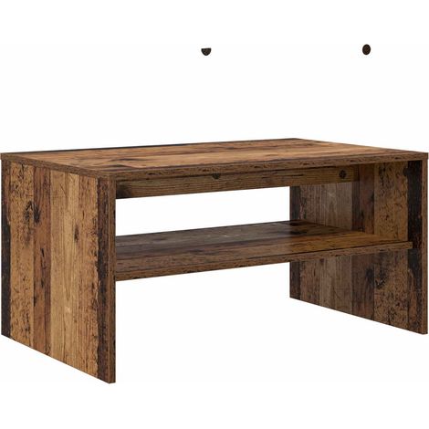 Table basse Bois ancien 80 x 50 x 40 cm Bois d'ingénierie