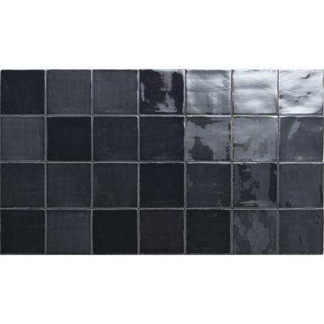 Carrelage Effet Déco NEW ZELLIGE (AL) - Brillant - 13x13x0,90cm