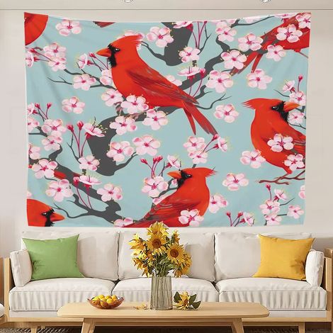 Tapisserie murale imprimée, tenture murale pour chambre d'étudiant 180x150cm (1/5)