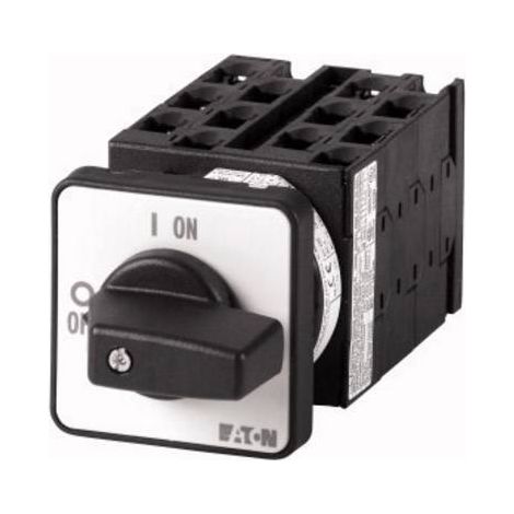 Commutateur à gradin cont.: 12 20A 0-4 45° 4 crans 45° à acc. encastré 000062582 EATON T0-6-8282/E (1/2)