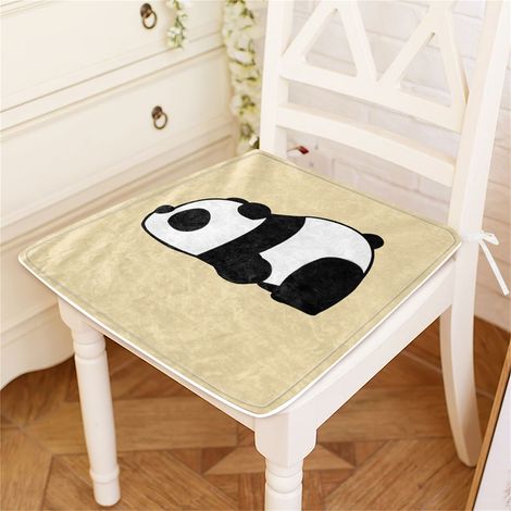 Coussin de chaise doux, antidérapant et anti-fatigue, en flanelle décorative, pour salle à manger, bar, restaurant, voiture, 35 x 35 cm / 13,8 x 13,8 pouces (1/5)
