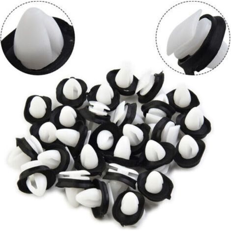 100pcs Agrafe Garniture Fixation Clip Panneau Joint Porte Pour Fiat Ducato 71728806,8565.43, 856543 (1/4)