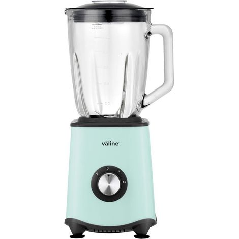 Frullatore in vetro "Kumsari" facile da smontare e pulire (600W 230V) IP20 200x390x185mm colore nero e verde