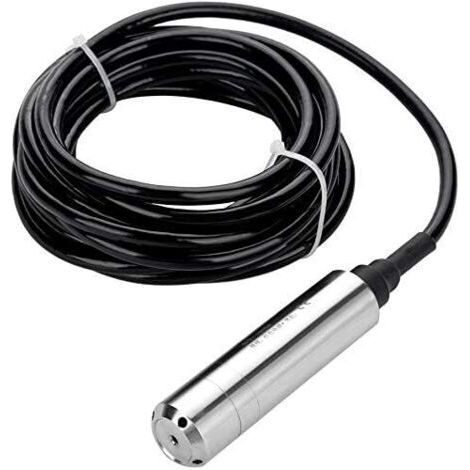 Capteur de niveau d'eau 0-5 m – Alimentation DC 24 V – Sortie 4-20 mA – Acier inoxydable 316 – Câble étanche pour usage sécurisé (1/5)