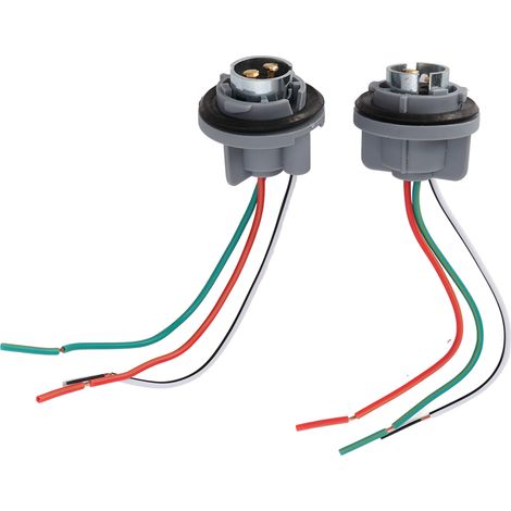 2 Douilles d'ampoules avec faisceau électrique léger pratique résistant à la chaleur pour voitures bateaux bricolage (1/5)