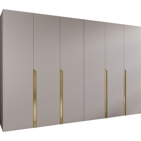 Armario Hartford 583, Cachemira, 202x300x52cm, Puertas de armario: Con bisagras, Número de estantes: 0 (1/5)
