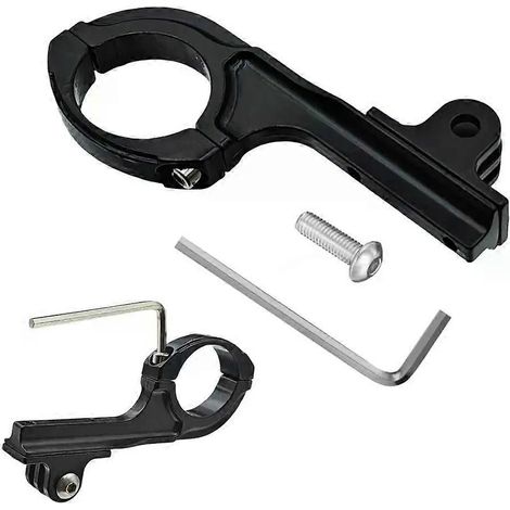 Lenkerhalterung aus Aluminium für Fahrräder und Motorräder, passend für GoPro Hero 13, 12, 11, 10, Insta360 X2, X3 und DJI Osmo Action-Kameras. (1/4)