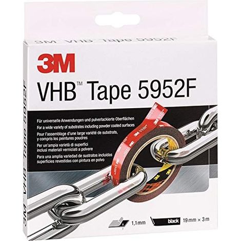 Cinta adhesiva 3m vhb 5952f alto rendimiento 3 m