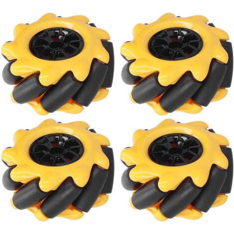 Roue de robot roue Mecanum roue omnidirectionnelle 48mm deux paires (1/4)
