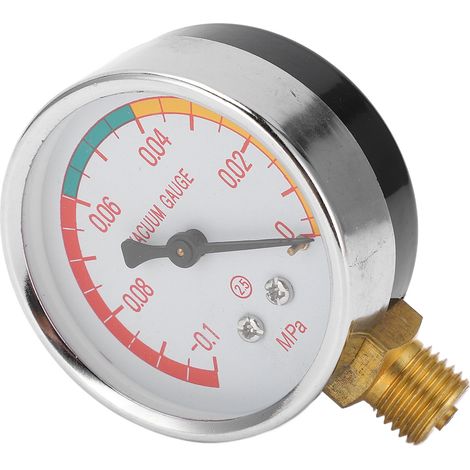 Manomètre numérique à vide pour machine à traire, boîtier en acier inoxydable, pour la mesure de la pression d'air, d'eau, d'huile et de liquides. (1/5)