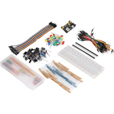 Kit de Démarrage Électronique avec Breadboard 830 Points et Composants pour Arduino UNO R3 (1/5)
