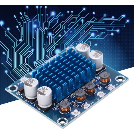 Carte d'amplificateur de puissance audio stéréo numérique 2 canaux TPA3110 XH-A232 30 W + 30 W, alimentation CC 8-26 V, 3 A (1/5)