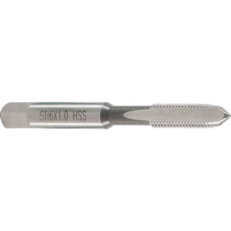 Taraud hss-g sti pour filets rapportes metriques de type helicoil - dtail : taraud sti m6x100